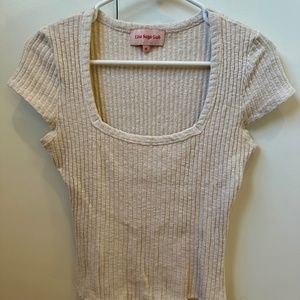 Lisa Says Gah cotton knit crop